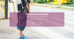 Desktop Screenshot of huveneersschool.be